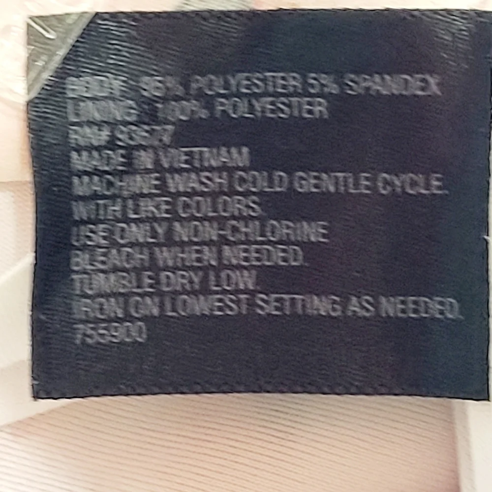 Y2K Worthington Floral Splash of Pink Stretch Pencil Skirt Women's (8P) - Picture 7 of 9